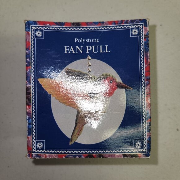 Polystone Hummingbird Ceiling Fan Pull - Picture 5 of 5